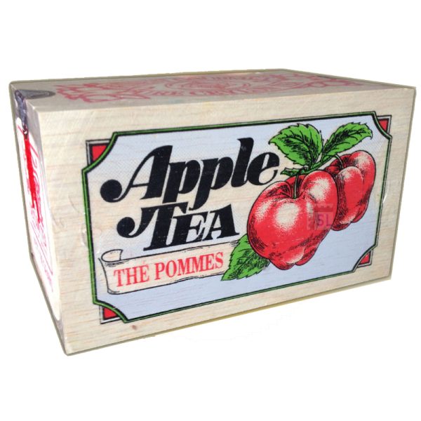 Mlesna Apple Leaf Tea Wooden Box 100g