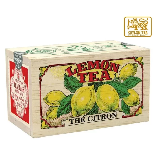 Mlesna Lemon Leaf Tea Wooden Box 100g