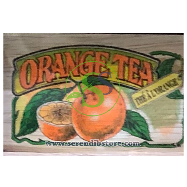 Mlesna Orange Leaf Tea Wooden Box 100g