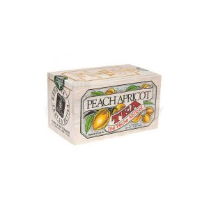 Mlesna Peach Apricot Leaf Tea Wooden Box 100g