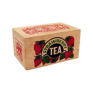 Mlesna Strawberry Leaf Tea Wooden Box 100g